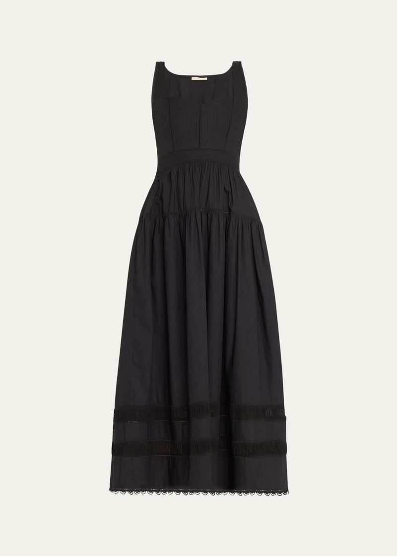 Ulla Johnson - Isadora Midi-Dress - Noir