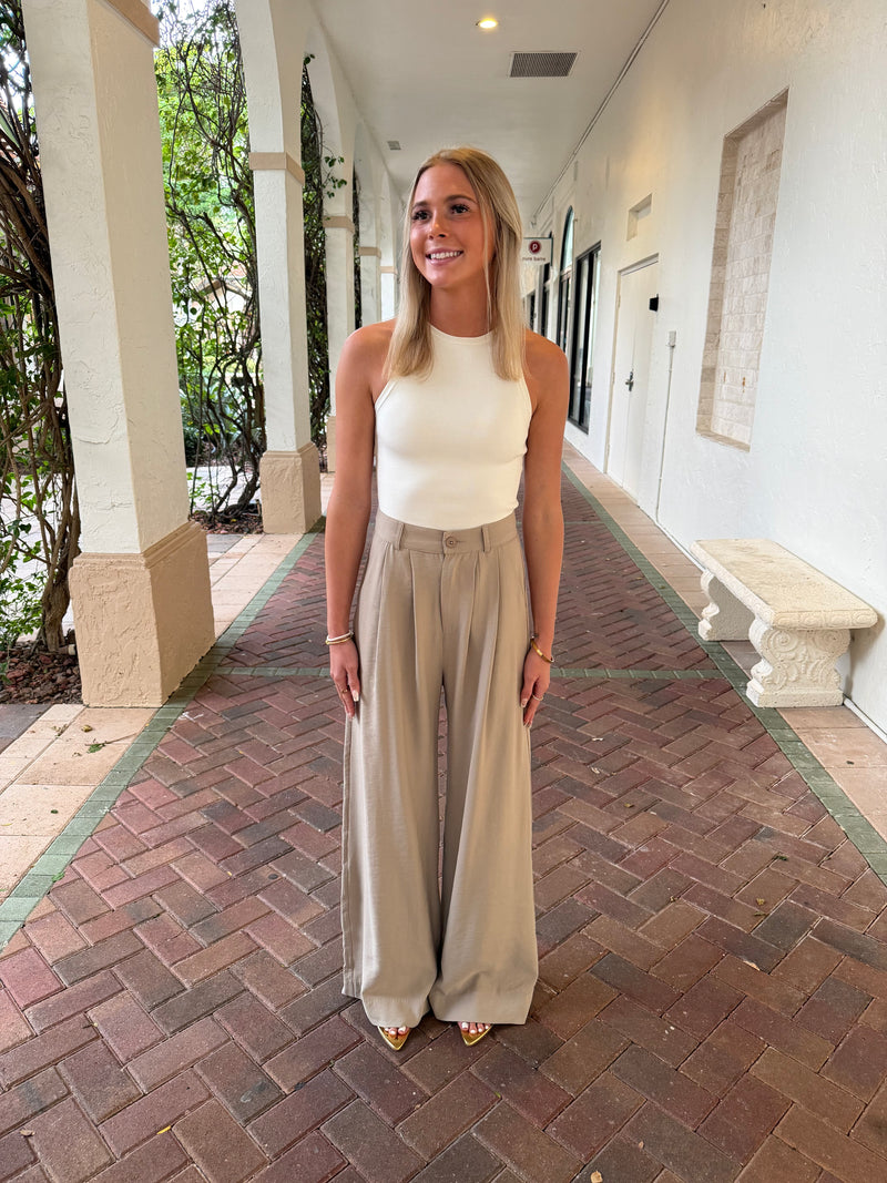 Nonchalant - Fabi Pants - Taupe | Jessie Boutique Exclusive Color