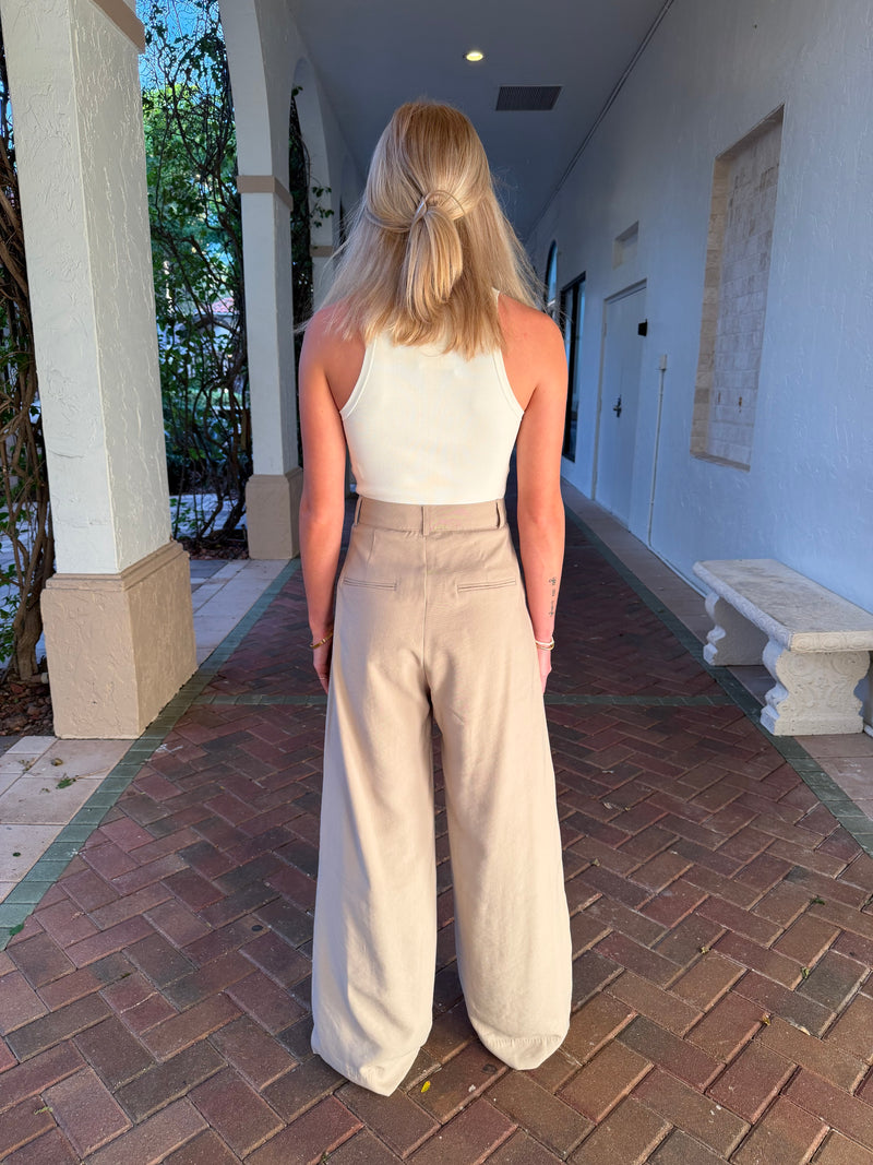 Nonchalant - Fabi Pants - Taupe | Jessie Boutique Exclusive Color