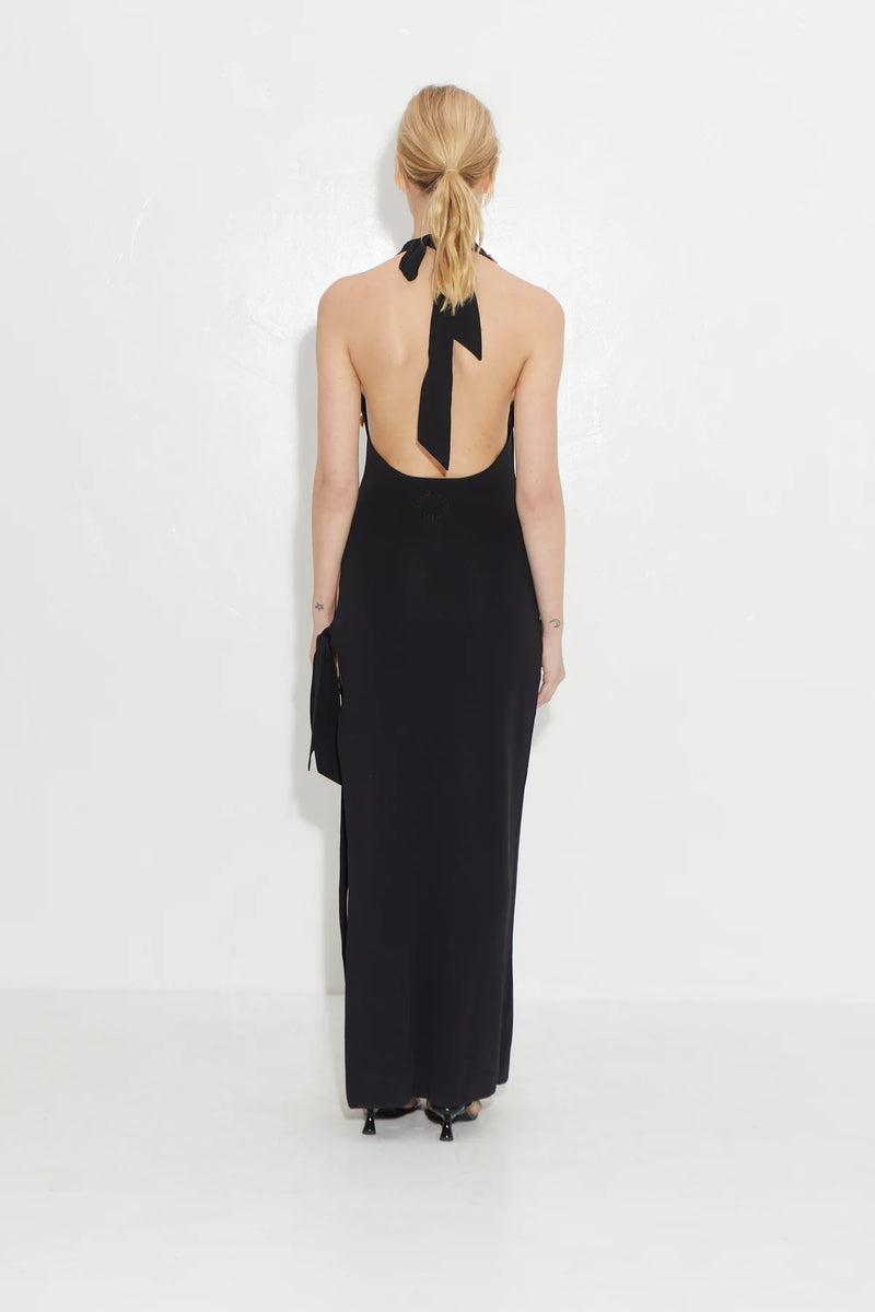 Simon Miller - Junjo Embellished Knit Dress - Black/Pearl Simon Miller - Junjo Embellished Knit Dress - Black/Pearl