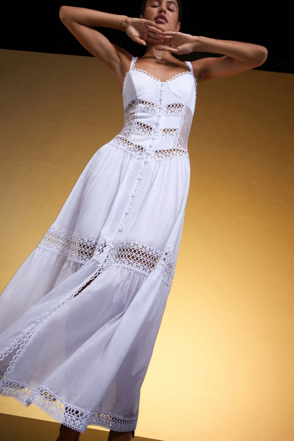 Charo Ruiz - Tiana Long Dress - White