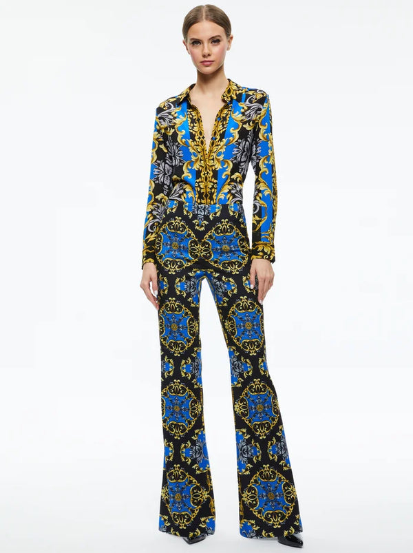 Alice + Olivia - Teeny Fit Flare - Regal Romance Sappire