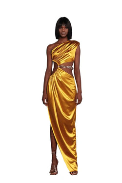 Bronx and Banco - Jamilia Gold Gown - Gold
