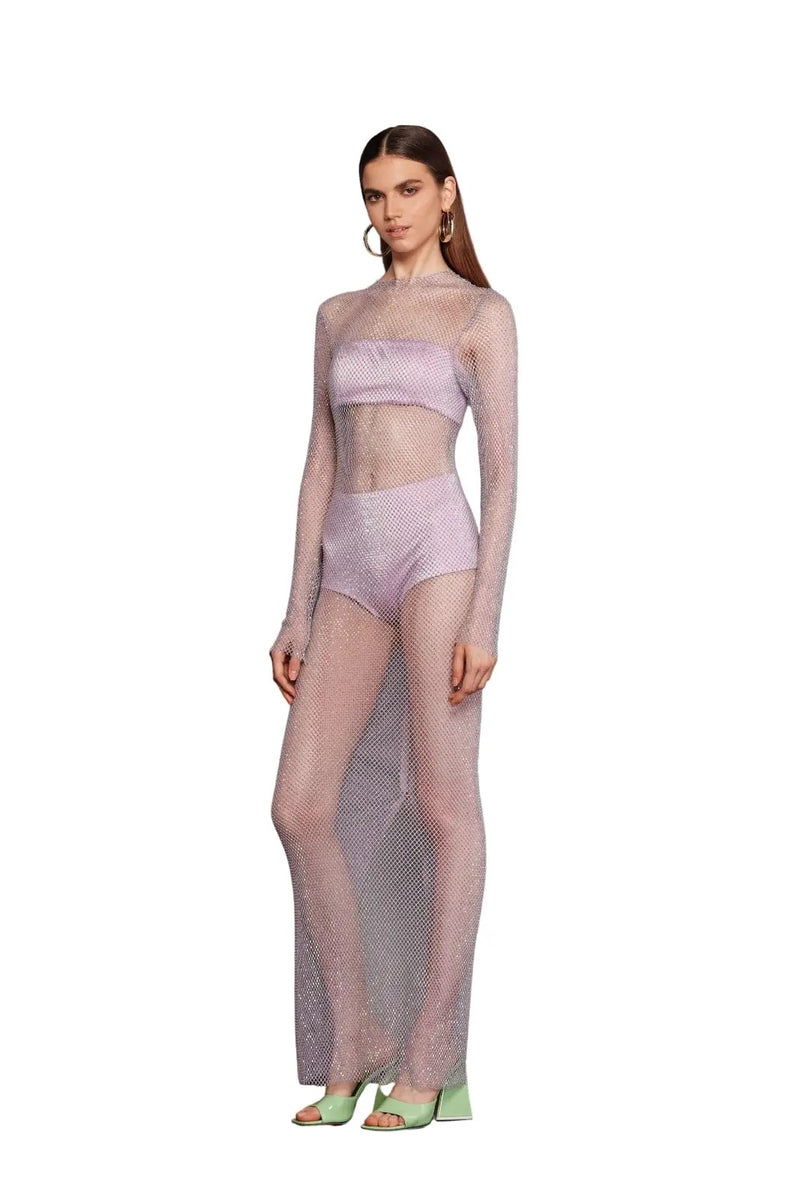 Bronx and Banco - Web Lilac Dress - Lilac