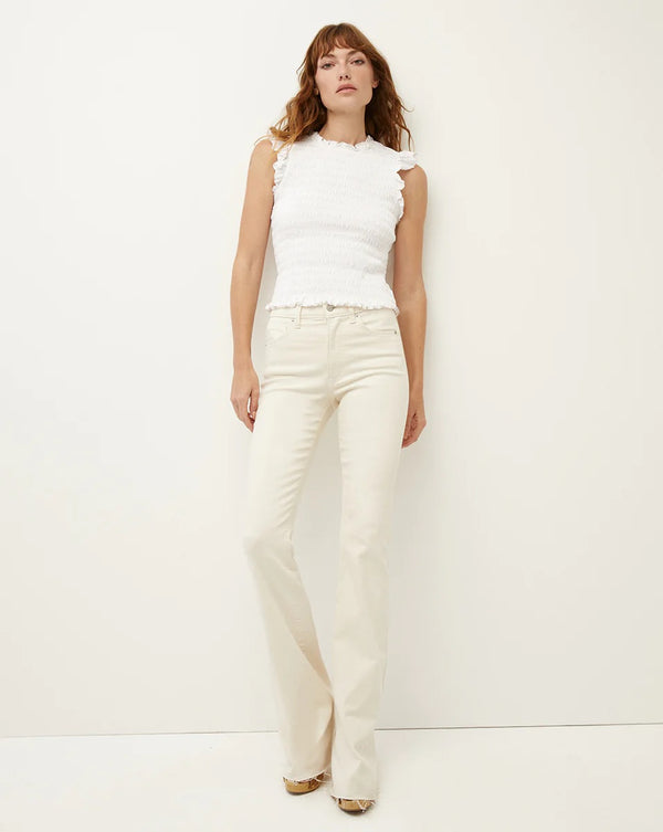 Veronica Beard - Cameron Bootcut Jean - Ecru