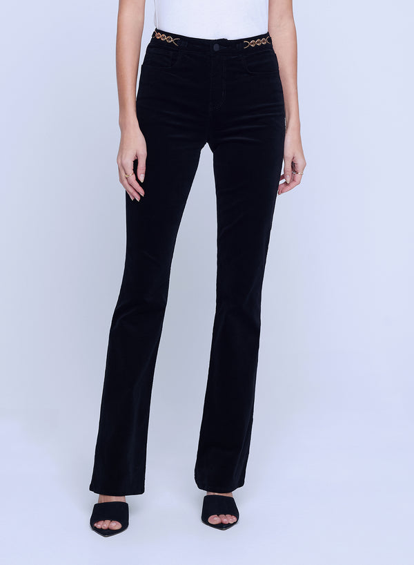 L’agence - Stevie HR Straight Gold Chain - Noir