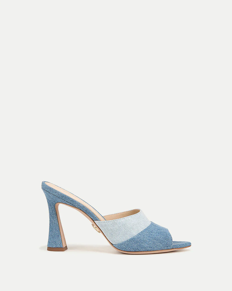 Veronica Beard - Thora Denim Mule - Blue