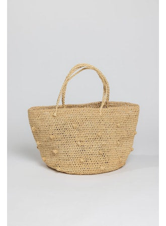 Hat Attack - Dotty Tote - Natural