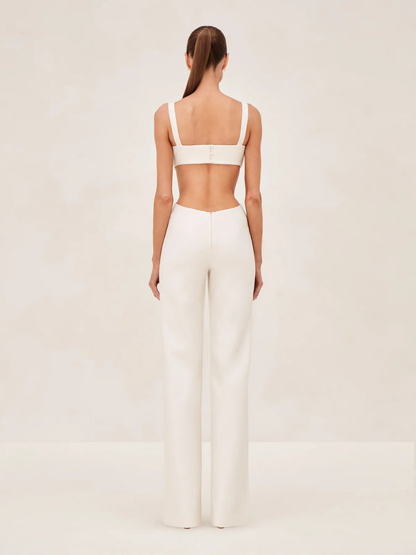 Alexis - Lukas Jumpsuit - White