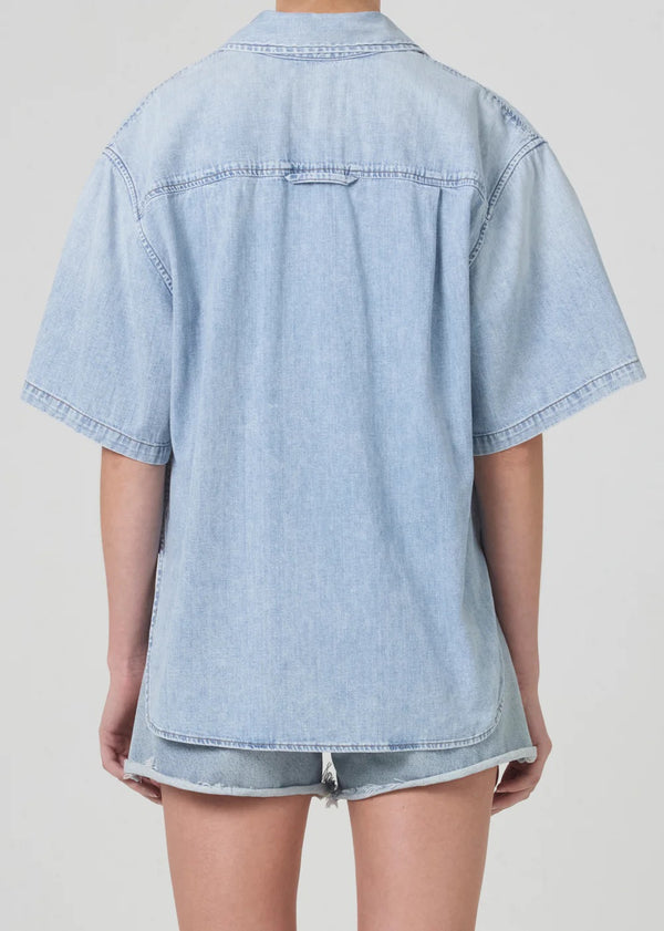 Citizens of Humanity - Short Sleeve Kayla Shirt - Wind Chime
