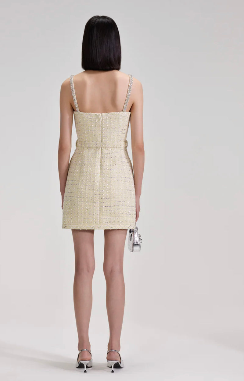 diamante trim mini dress ZIMMERMANN diamante-trim Mini Dress | Neutrals