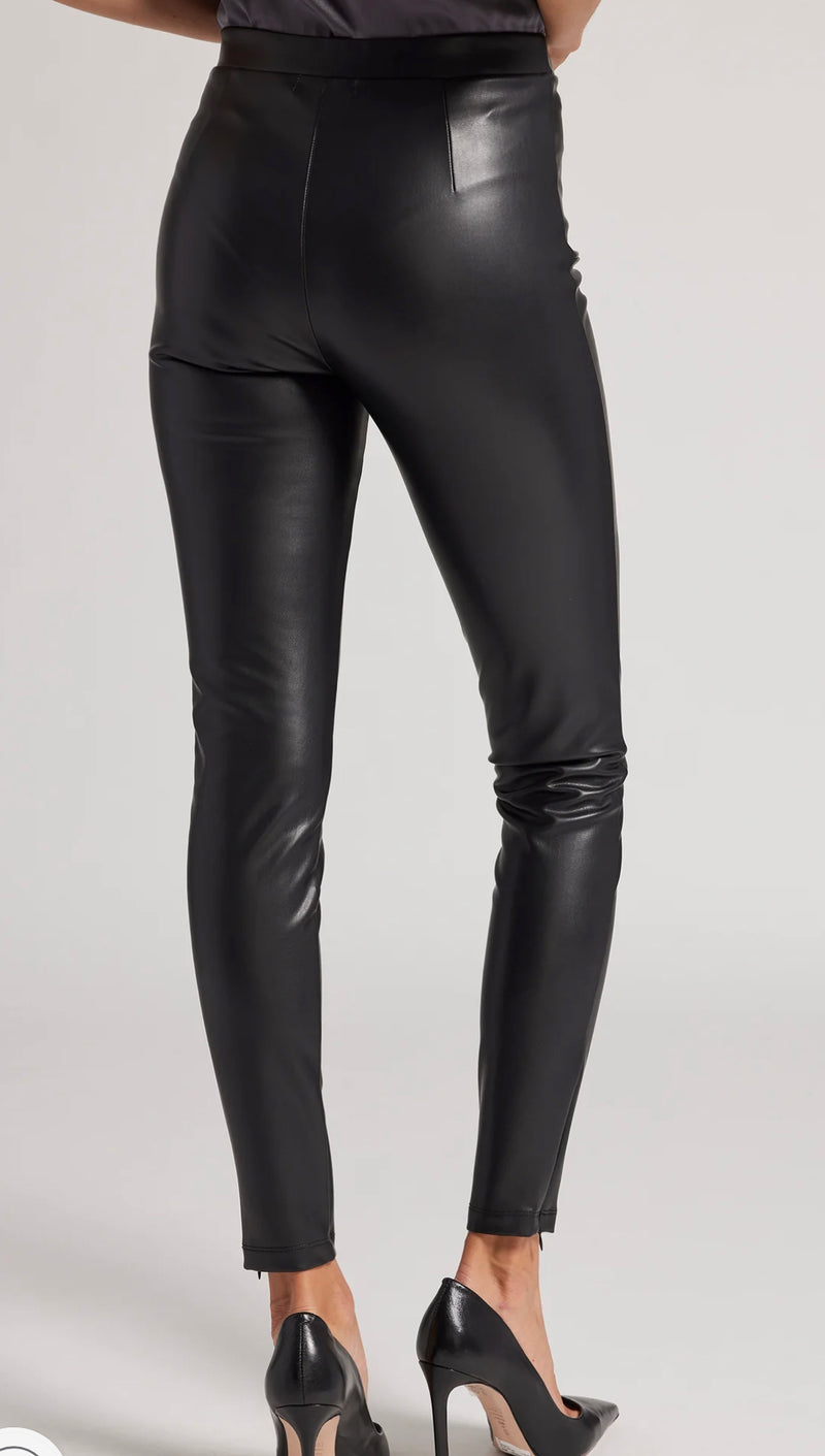 Generation Love - Dawson Vegan Leather Button Leggings - Black