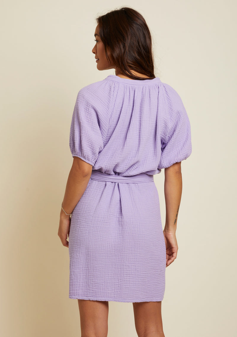 Nation LTD - Finley Belted Easy Dress - Lavender Fields