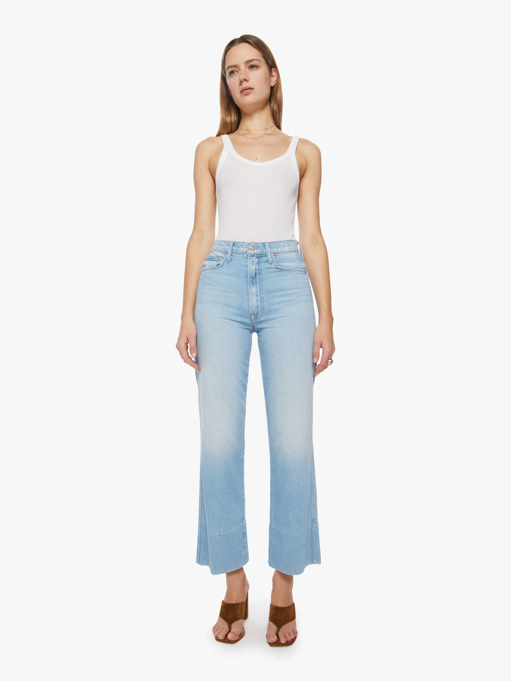 Mother - The Maven Wide Hem Ankle - Unripped Mother - The Maven Wide Hem Ankle - Unripped