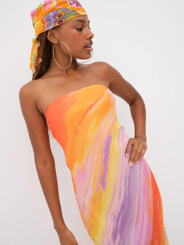 For Love & Lemons - Vista Maxi Dress - Multi
