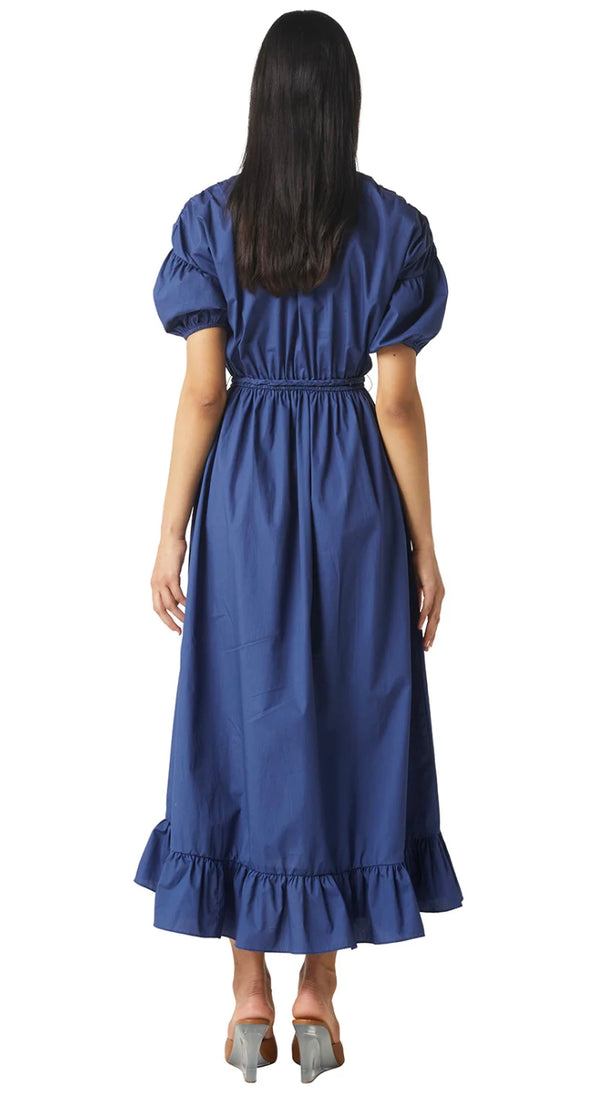 Misa - Amarine Dress - Indigo Blue