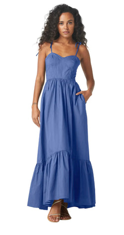 Misa - Magnolia Dress - Indigo Blue