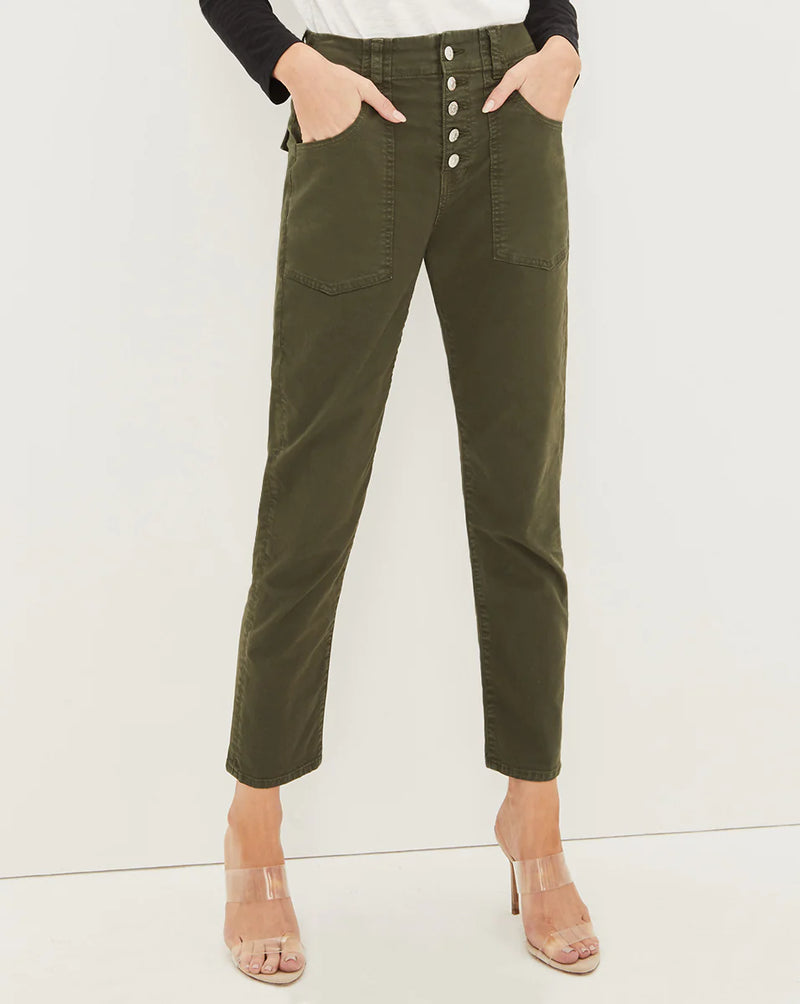 Veronica Beard - Arya Cargo Straight Leg - Army Green