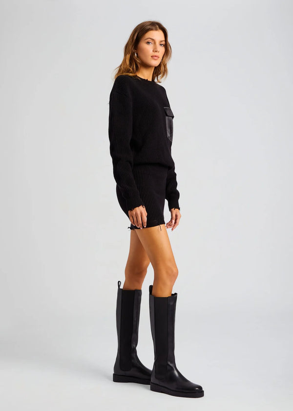Ser.o.ya - Daniella Sweater Dress - Black