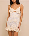 Patbo - Duna Crochet Mini Dress - Off White