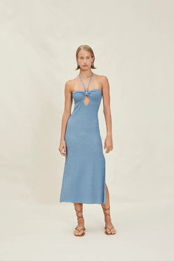 Devon Windsor - Clementine Dress - Steel Blue