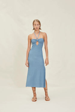 Devon Windsor - Clementine Dress - Steel Blue Devon Windsor - Clementine Dress - Steel Blue