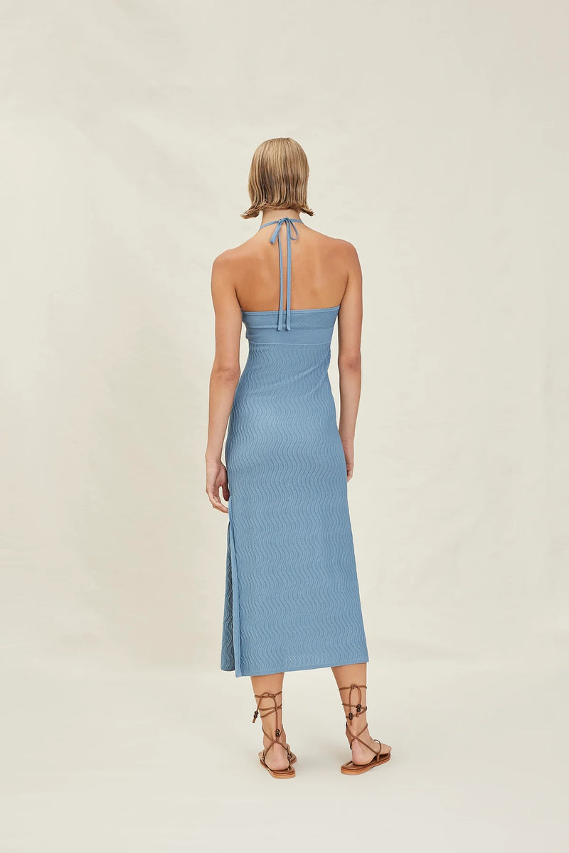 Devon Windsor - Clementine Dress - Steel Blue Devon Windsor - Clementine Dress - Steel Blue