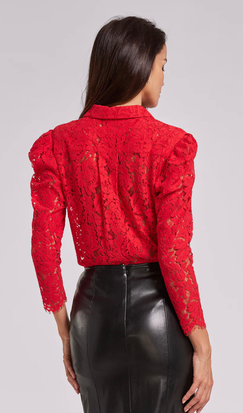Generation Love - Valencia Lace Blouse - Red