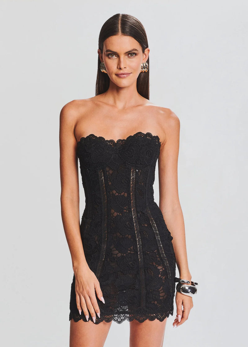 Rococo Sand - Paris Short Dress - Black