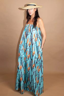 Dur Doux - Gladiolus T-Strap Maxi Dress