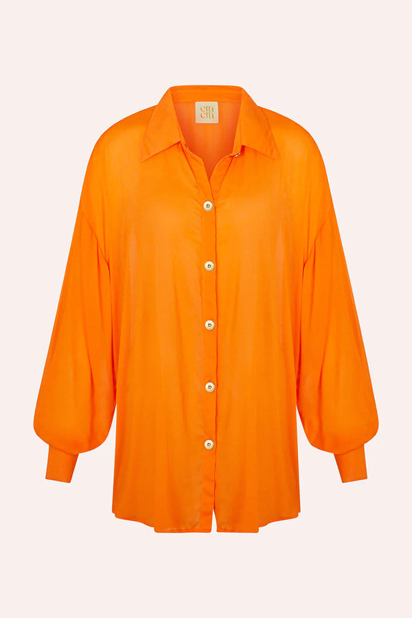 Cin Cin - Solace Button Up Shirt - Orange