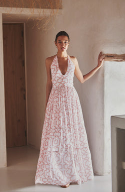 Alexandra Miro Black/White Zebra Print Slit Maxi Dress Size XS