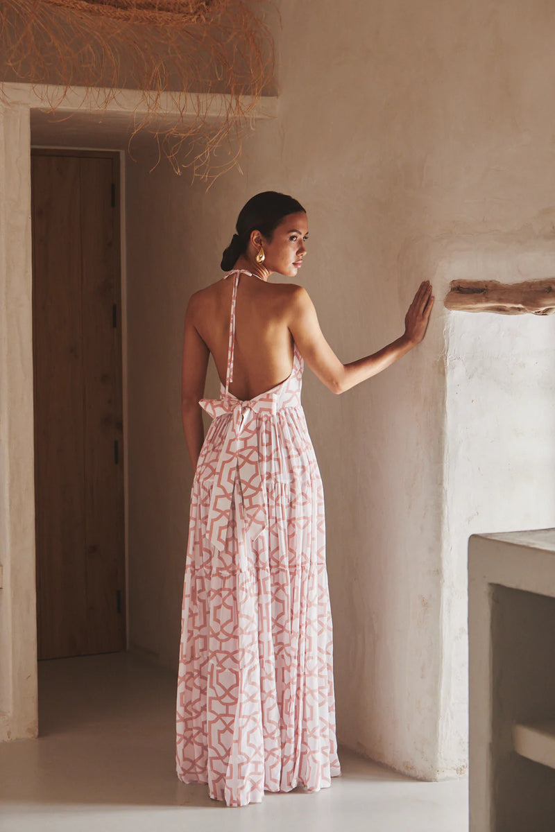 Alexandra Miro, Dresses, Alexandra Miro Gaia Dress Moroccan Tile Pink
