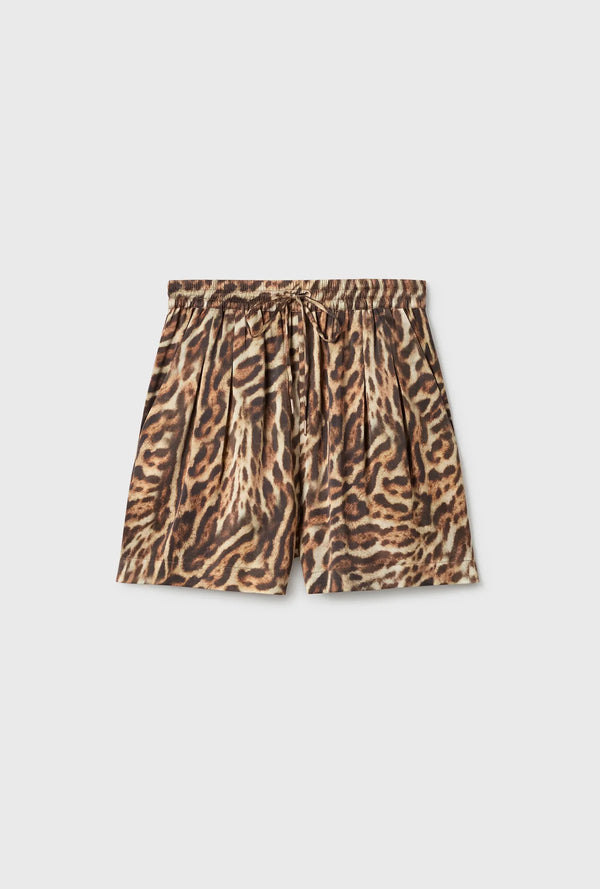 Silk Laundry - Slouch Shorts - Leopard