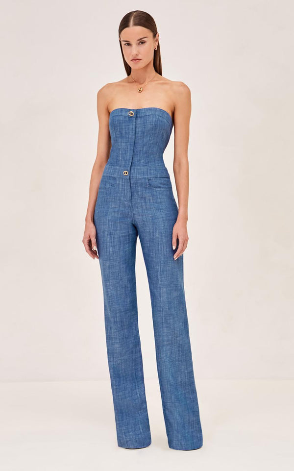 Alexis - Breslin Jumpsuit - Chambray