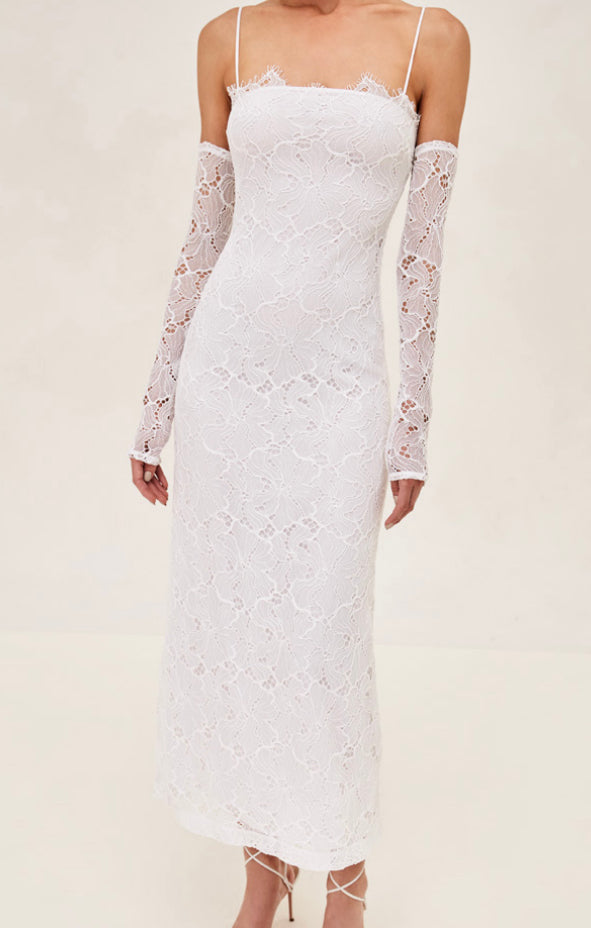 Alexis - Rishell Dress - White Lace