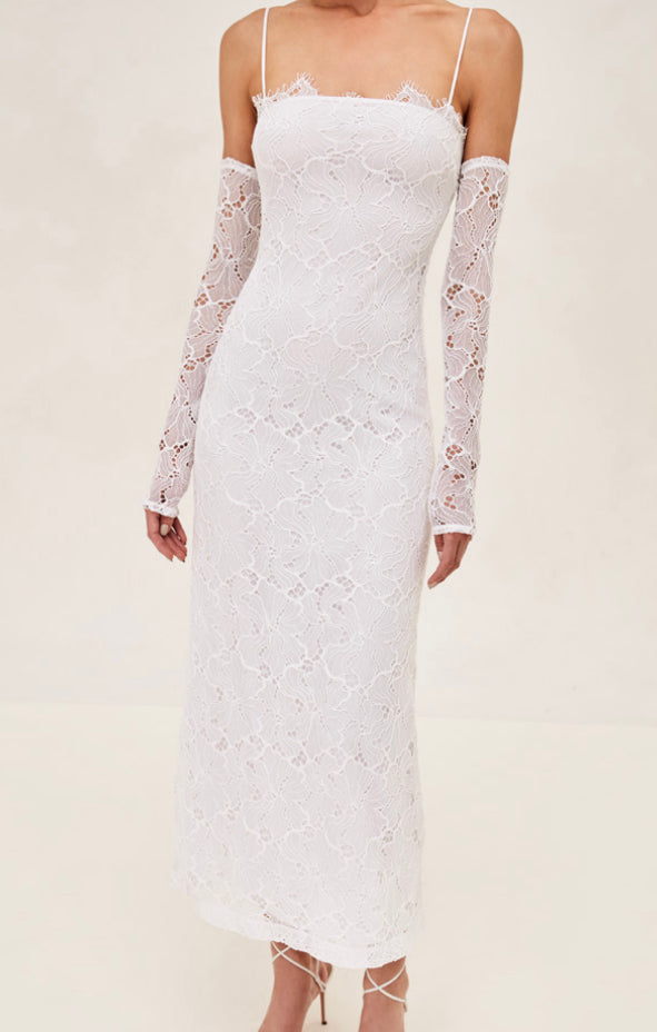ALEXIS Rishell Dress White LACE / XS ALEXIS Rishell Dress White LACE / XS