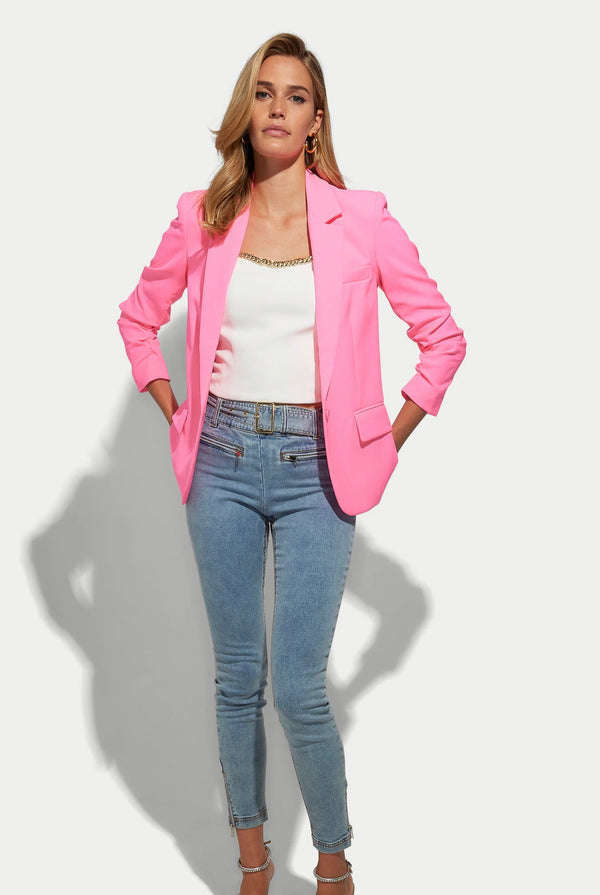 Generation Love - Madison Crepe Blazer - Ultra Pink