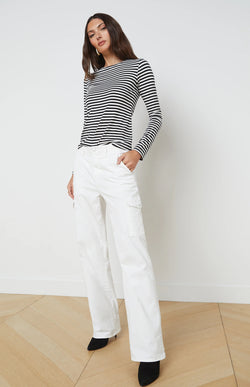 L’agence - Channing Trouser - Blanc