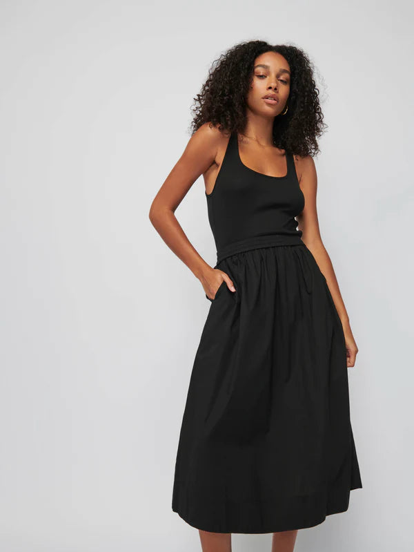 the limited midi dresses Y2K The Limited Black Scalloped Lace 3/4 Sleeve Midi Dress Size 2