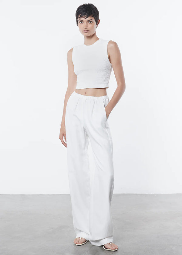 Enza Costa - Twill Everywhere Pant - Off White