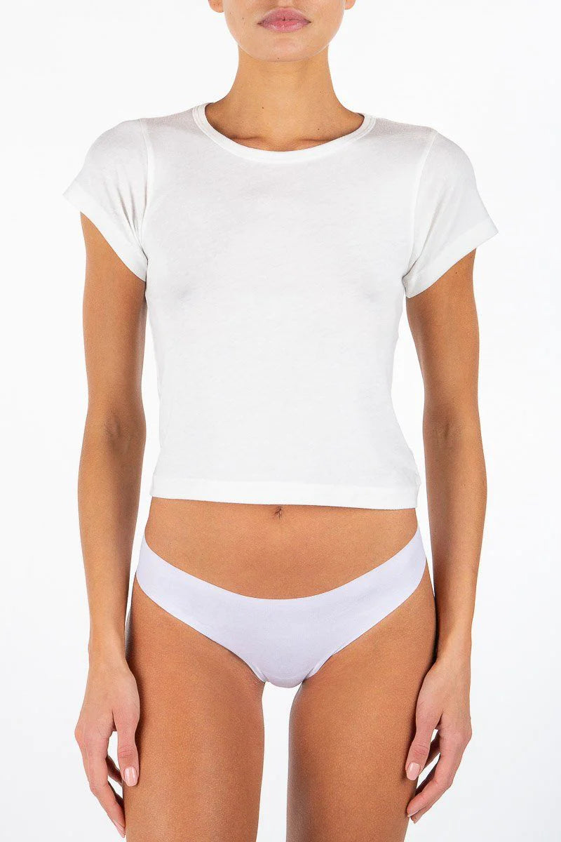 Eterne - Short Sleeve Baby Tee - Ivory