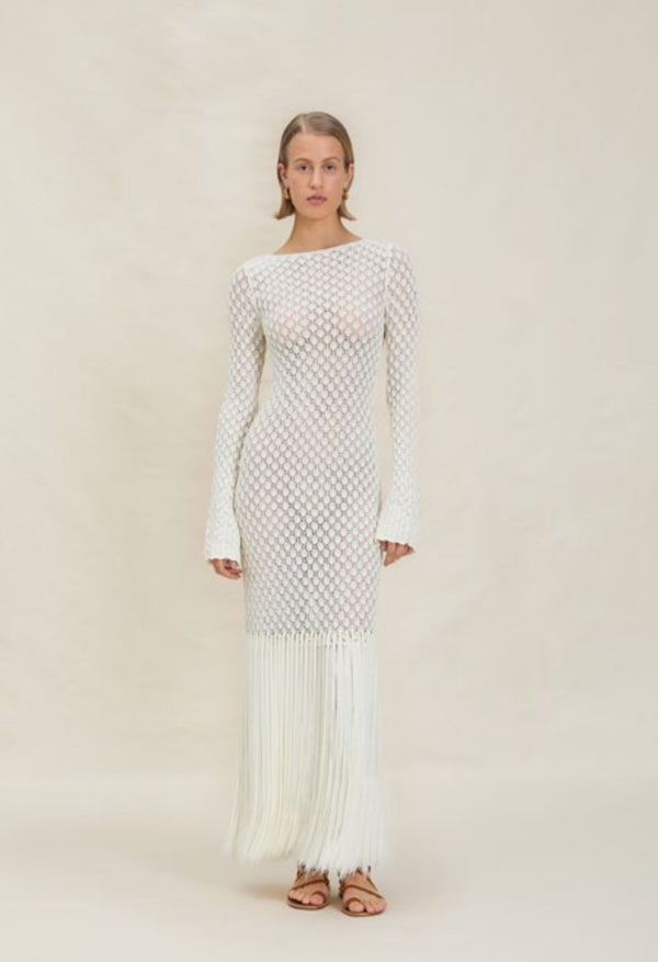 Devon Windsor - Callista Dress - Off White