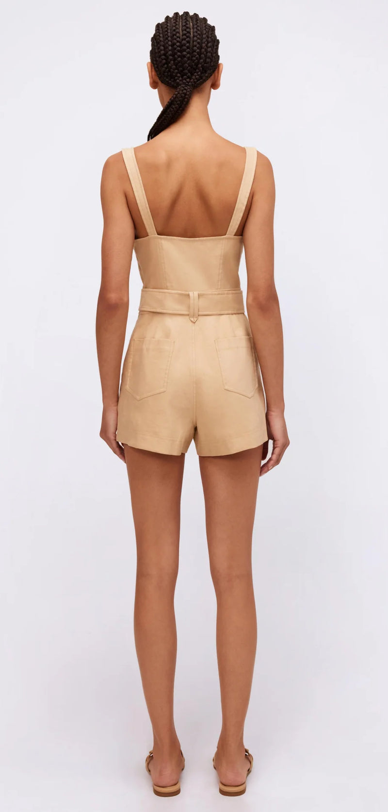 Simkhai - Kai Bustier Romper - Natural