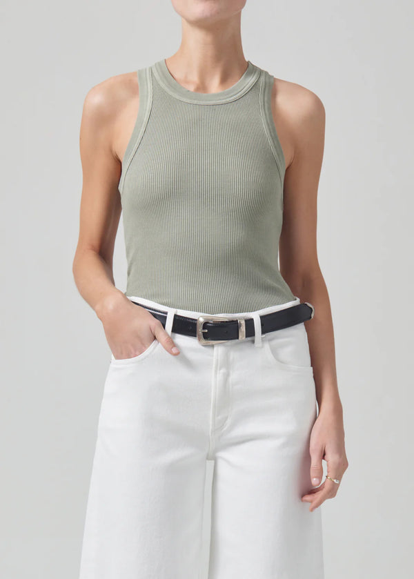 Citizens of Humanity - Isabel Rib Tank - Spring Moss