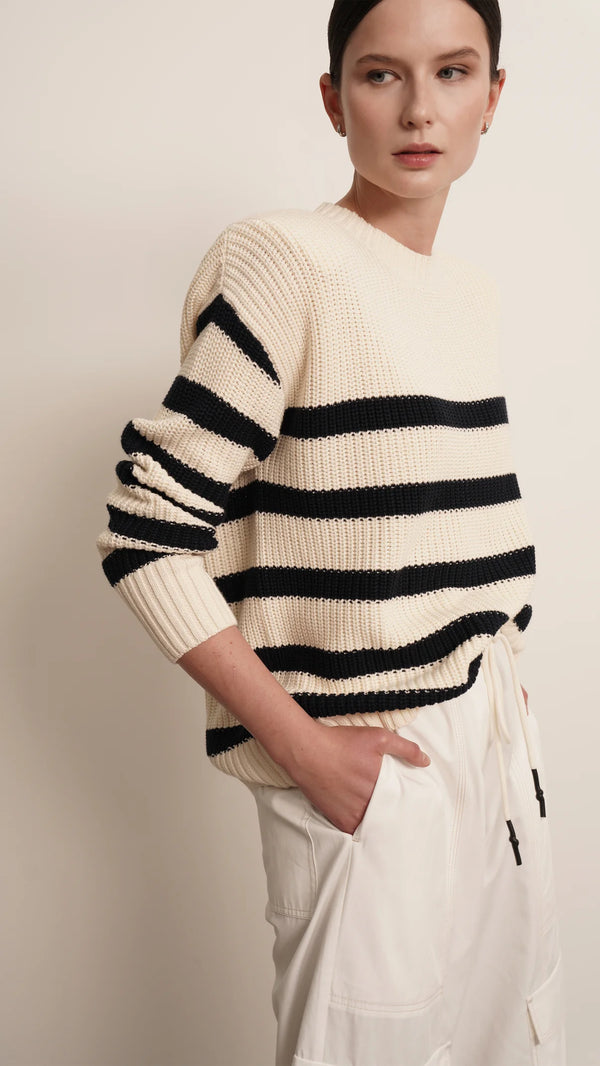 Parentezi - Mia Sweater - Navy Stripe