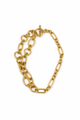 Ben-Amun -  Double Link Chain Necklace - Gold Plated