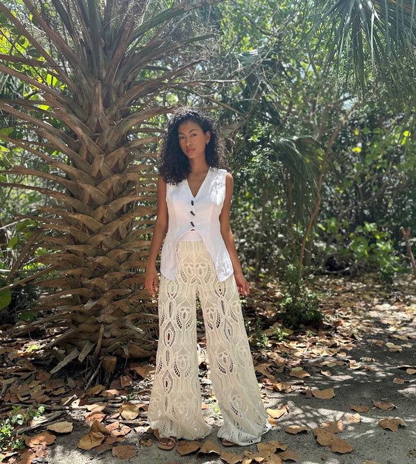 Jessie X JBQ  - Stardust Pant - White