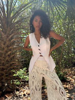 Jessie X JBQ - Stardust Top - White