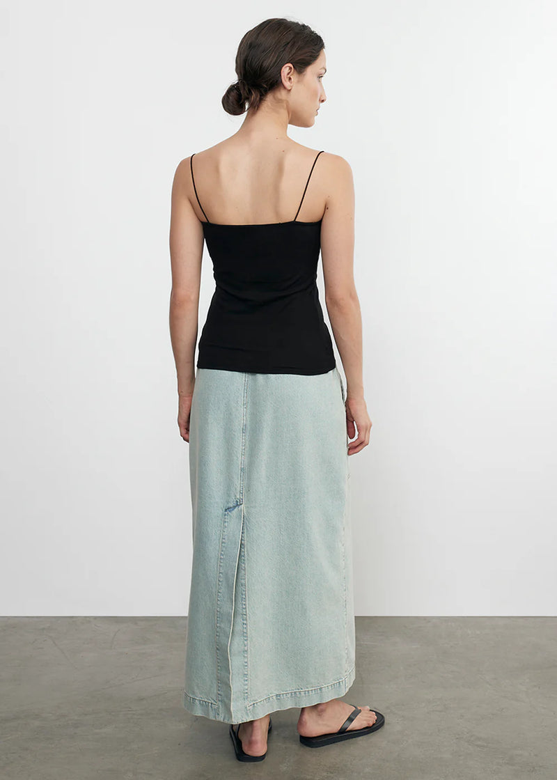 Enza Costa - Essential Strappy Tank - Black